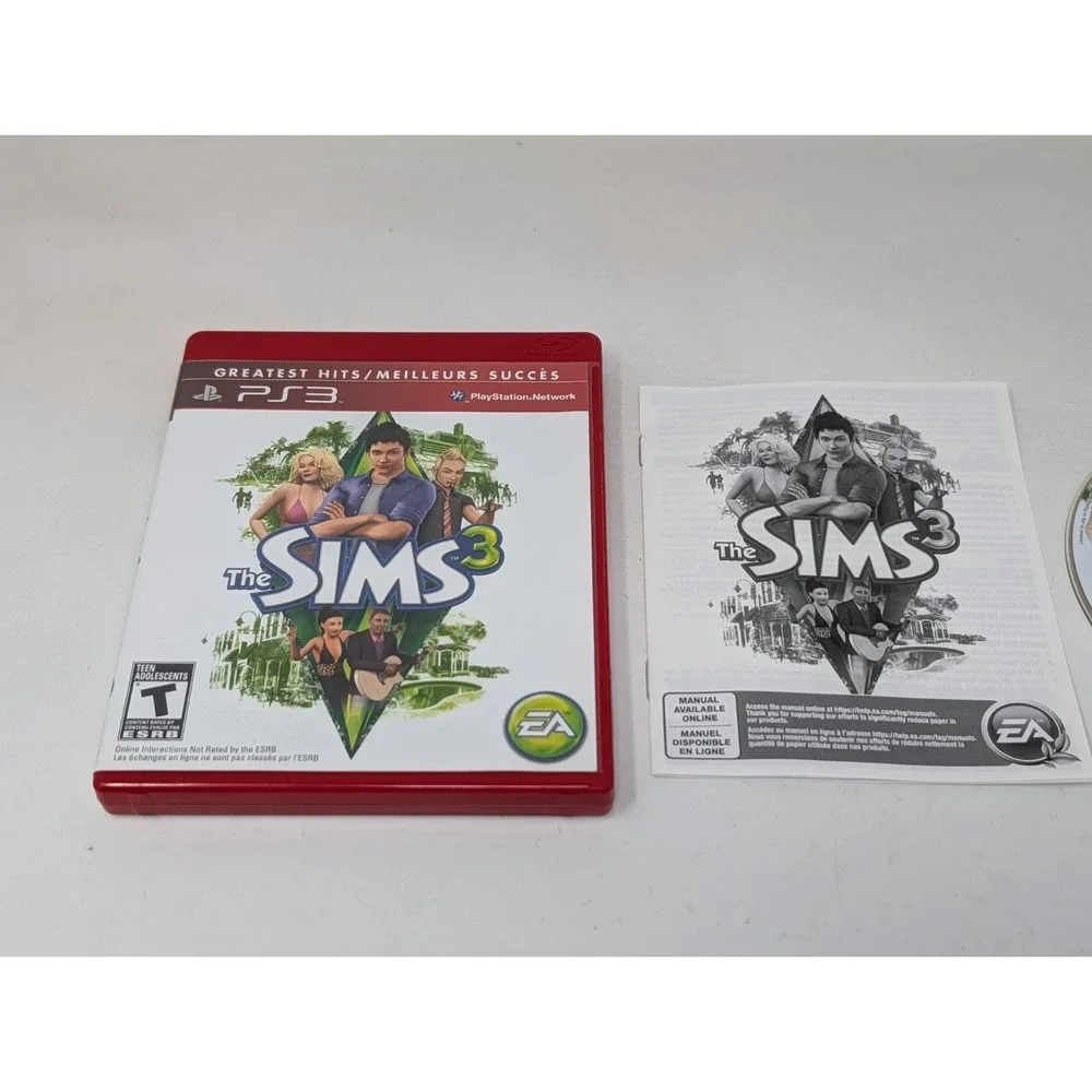 The Sims 3‎ Greatest Hits Sony PlayStation 3 PS3 Tested Working CIB Complete
